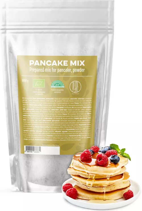 BrainMax Pure Pancake Mix, Mieszanka Naleśnikowa, BIO, 1000 g