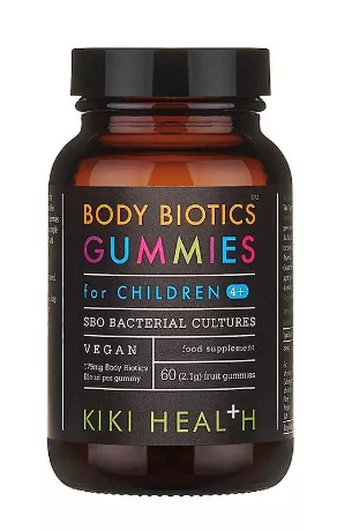 KIKI Health Body Biotics dla dzieci (probiotyki dla dzieci), 175 mg, 60 żelek