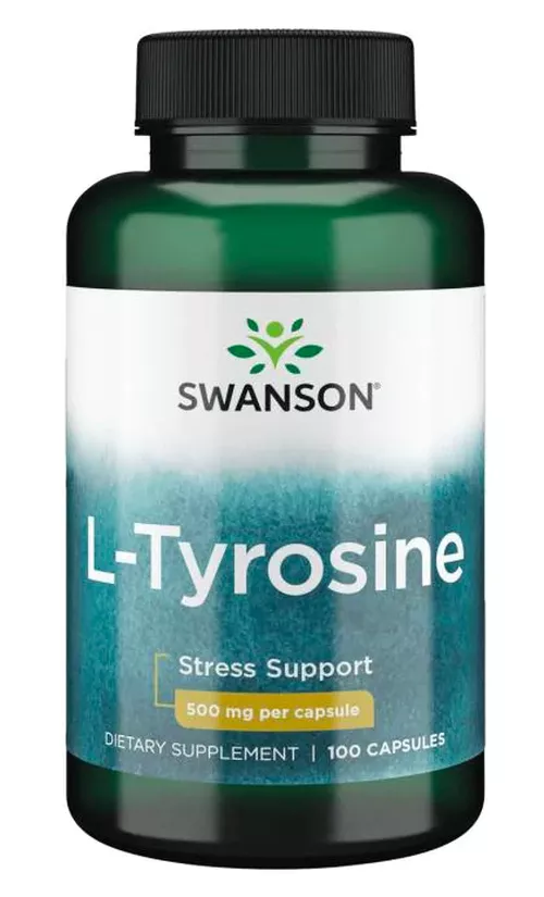 Swanson L-tyrozyna, 500 mg, 100 kapsułek