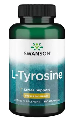 Swanson L-tyrozyna, 500 mg, 100 kapsułek