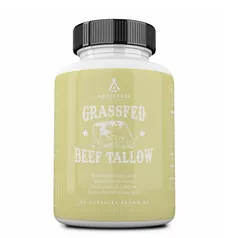 Ancestral Supplements, Grass-fed Beef Tallow, Łój wołowy, 180 kapsułek