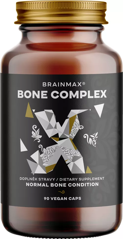BrainMax Bone Complex, wsparcie dla zdrowia kości, 90 kapsułek roślinnych