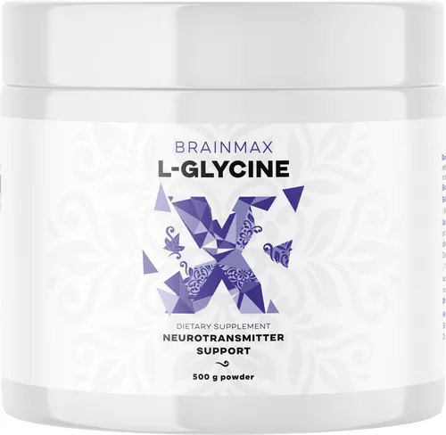 BrainMax Glycine, L-Glicyna, 500 g