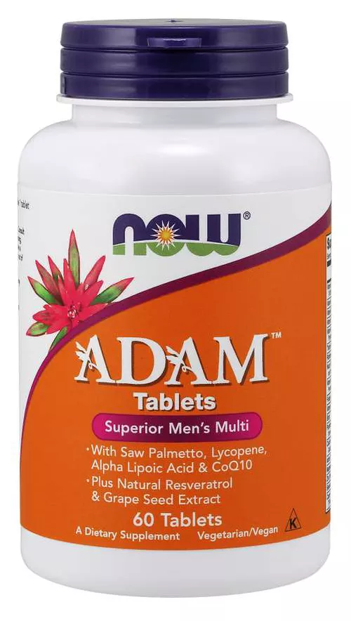 Now® Foods NOW Adam, Multiwitamina dla mężczyzn, 60 tabletek