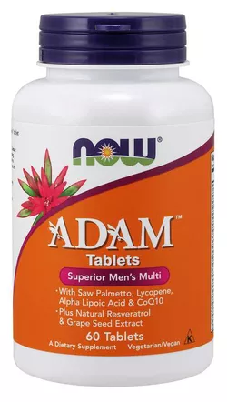 Now® Foods NOW Adam, Multiwitamina dla mężczyzn, 60 tabletek