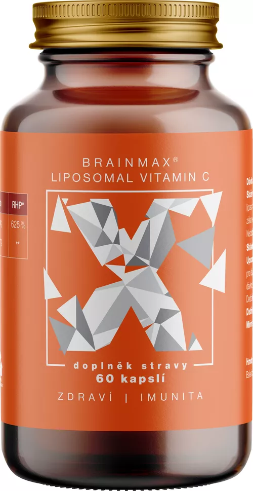 BrainMax Liposomal Vitamin C UPGRADE, Liposomalna Witamina C, 500 mg, 60 kapsułek roślinnych