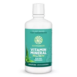 Sunwarrior Witaminowo-Mineralny Rush w supersoku z Aloe Vera, 887 ml