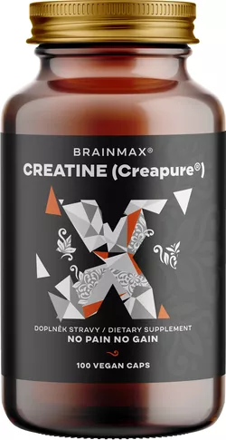BrainMax Creatine Creapure®, monohydrat kreatyny, 875 mg, 100 kapsułek roślinnych