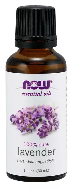 Now® Foods Olejek eteryczny NOW, olejek lawendowy 100% czysty (olejek eteryczny z lawendy), 30 ml