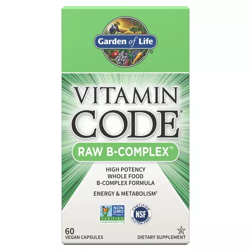 Garden of Life Vitamin Code RAW B-Complex, 60 kapsułek