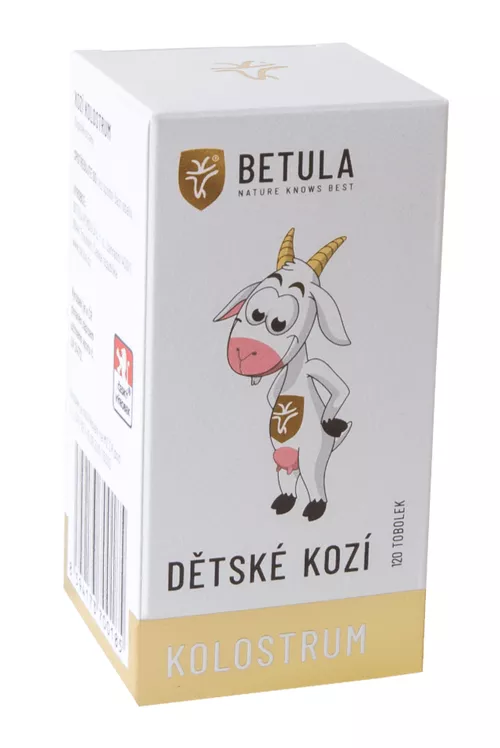 Betula - Dziecięca siara kozie, 125 mg, 120 kapsułek