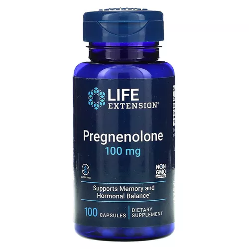 Life Extension Pregnenolon, 100 mg, 100 kapsułek