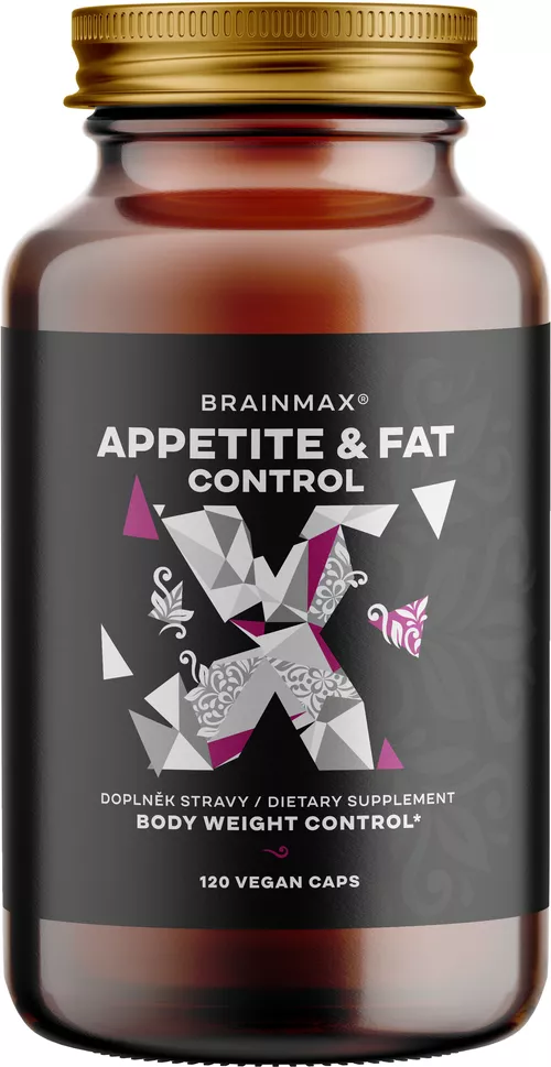 BrainMax  Appetite & Fat Control, 120 roślinnych kapsułek