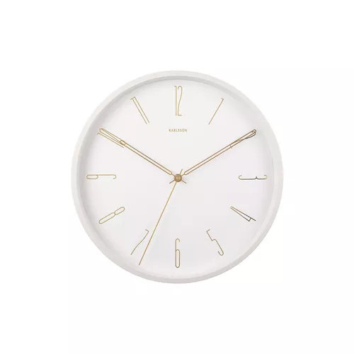 Karlsson 5898WH Designerski zegar ścienny, 35  cm