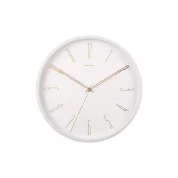 Karlsson 5898WH Designerski zegar ścienny, 35  cm