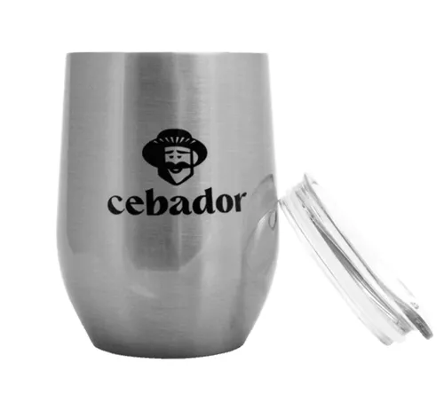 Verde Mate TermoLid Cebador 350 ml, Srebrny