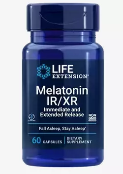 Life Extension Melatonina IR/XR, 60 kapsułek