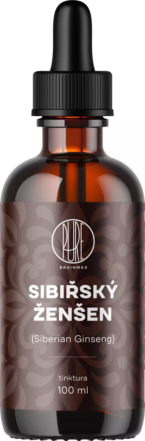 BrainMax Pure Żeń-szeń syberyjski (Siberian Ginseng) nalewka 1:1, 100 ml