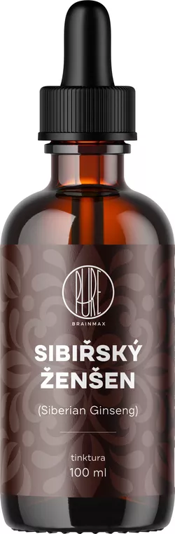 BrainMax Pure Żeń-szeń syberyjski (Siberian Ginseng) nalewka 1:1, 100 ml