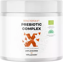 BrainMax Prebiotic Complex, mieszanka prebiotyków, BIO, 300 g