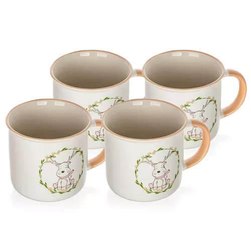 Banquet 4-częsciowy komplet kubków ceramicznychREINDEER, 400 ml