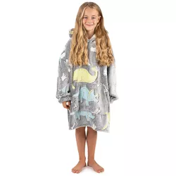 4Home Lamb poncho Dino, 72 x 150 cm