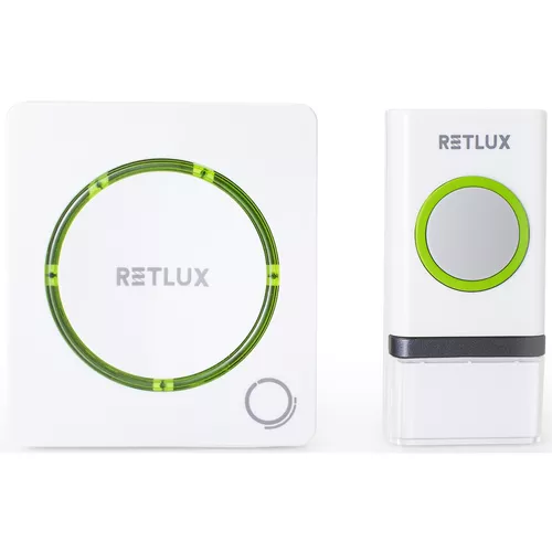 Retlux RDB 110 Bezprzewodowy dzwonek do gniazdka, 1x czytnik, zasięg 150 m