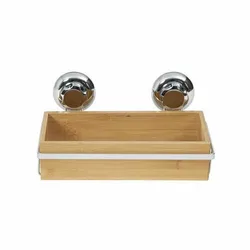 Compactor Półka bambusowa do łazienki Bestlock SPA Bamboo, 27,6 x 14,8 x 12,7 cm