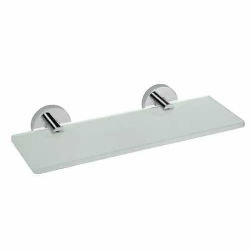 SAPHO XQ601 X-Square półka na ręczniki z drążkiem 65 x 11 x 21,5 cm, srebrny