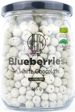 BrainMax Pure Jagody w białej czekoladzie, BIO, 165 g