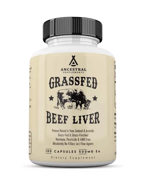 Ancestral Supplements Grass-fed beef liver, wołowa wątroba w jakości Grass-fed