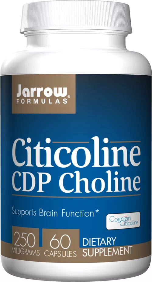 Jarrow Formulas Cytykolina (CDP-cholina, Cognizine), 250 mg, 60 kapsułek