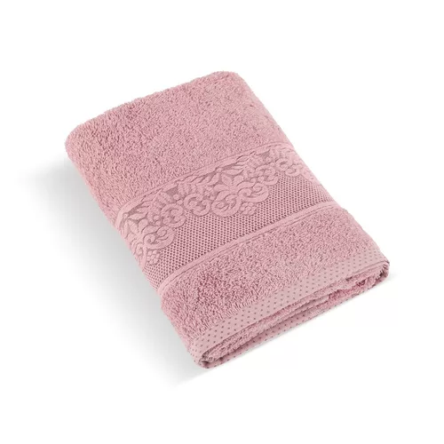 Bellatex Frotte ręcznik kolekcja Orchidea stary róż, 50 x 100 cm