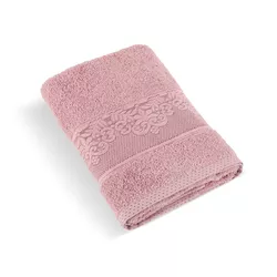 Bellatex Frotte ręcznik kolekcja Orchidea stary róż, 50 x 100 cm