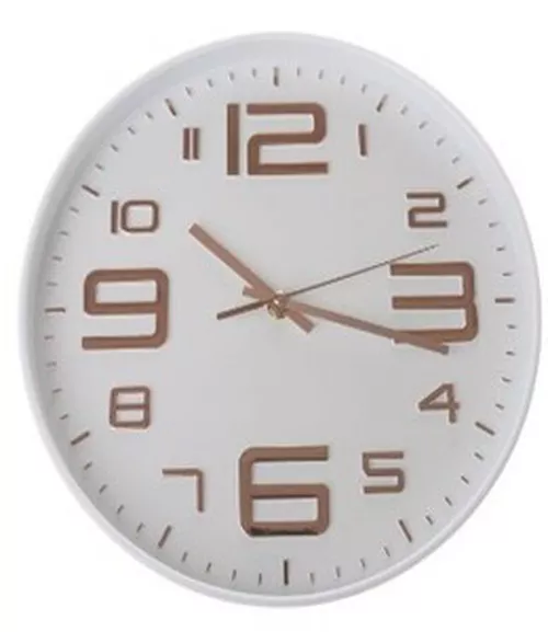 Zegar ścienny Modern, śr. 30,5 cm, plastik