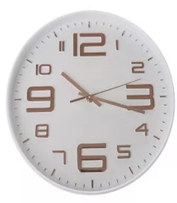Zegar ścienny Modern, śr. 30,5 cm, plastik