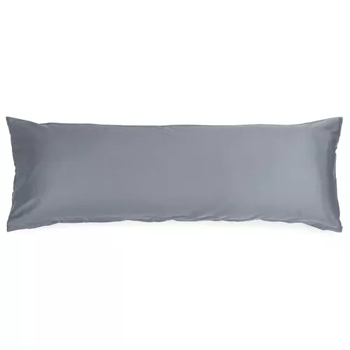 4Home poszewka na Poduszkę relaksacyjną Mąż zastępczy satyna szary, 50 x 150 cm