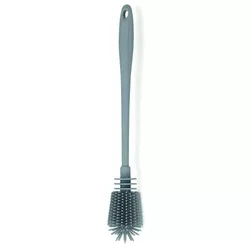 Kela Szczotka do czyszczenia butelek SUSA, 31 cm, szary