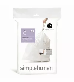Simplehuman Worki do kosza na śmieci P 50-60 l, 20 szt.