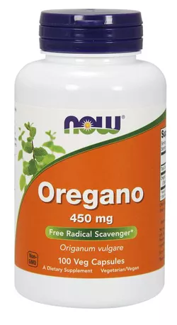 Now® Foods NOW Oregano, 450 mg, 100 kapsułek roślinnych