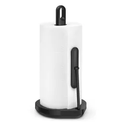 Uchwyt na ręczniki papierowe Simplehuman, na rolkido 17 cm, stal czarny