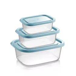 Tescoma Pojemniki do zamrażarki 4FOOD, 3 szt., 0,5 l, 1 l, 2 l