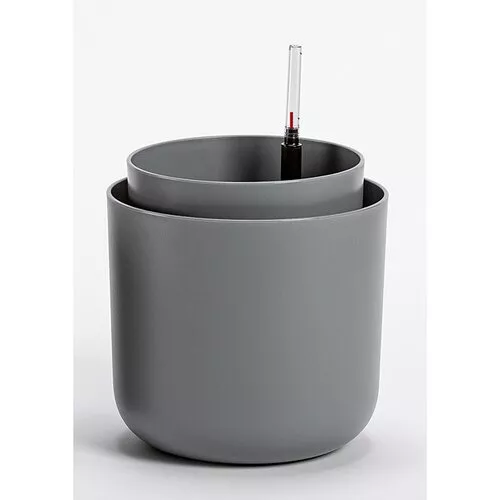 Plastia Doniczka samonawadniająca Tolita szary, śr. 19 cm