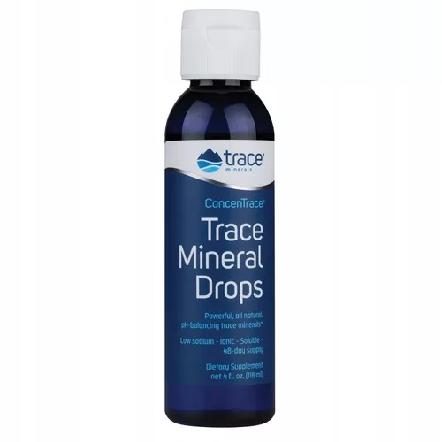 ConcenTrace® Trace Minerals Drops, minerały jonowe, 118 ml