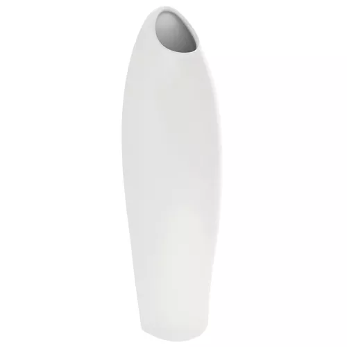 Wazon ceramiczny Tonja, biały, 13 x 43 x 11 cm