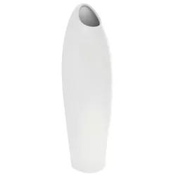 Wazon ceramiczny Tonja, biały, 13 x 43 x 11 cm