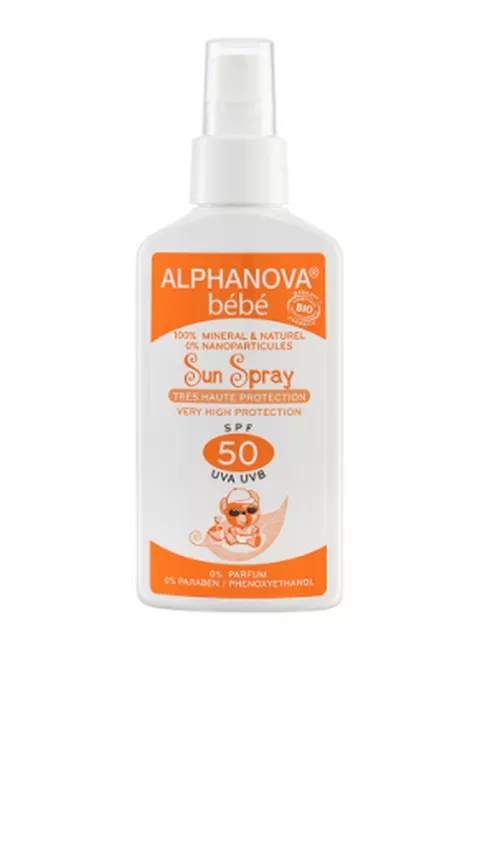 Alphanova - Krem przeciwsłoneczny dla niemowląt SPF 50 BIO, 125 ml