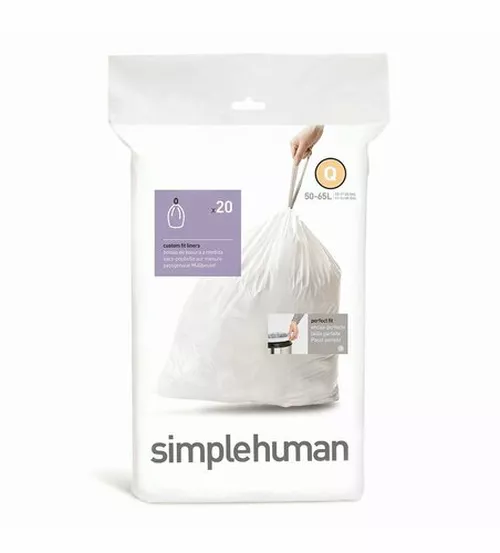 Simplehuman Worki do kosza na śmieci Q 50-65 l, 20 szt.