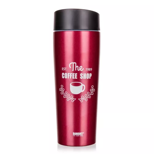 Banquet Kubek termiczny COFFEE 350 ml, winowy