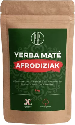 BrainMax Pure Yerba Mate, Afrodiziak, 1000 g